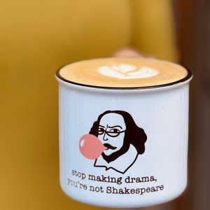 Shakespeare - kerámia bögre , Otthon & Életmód, Konyhafelszerelés, tálalás, Tálalás, Bögre & Csésze, Fotó, grafika, rajz, illusztráció, MESKA