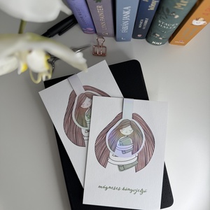 Könyvnapló - mágneses könyvjelző  - könyv & zene - könyvjelző - Meska.hu