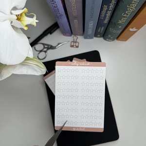 Csillag - matricaív - kellékek & szerszámok - dekorációs kellékek - matricaív - Meska.hu