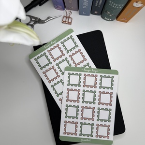 Könyv bingo - matricaív - kellékek & szerszámok - dekorációs kellékek - matricaív - Meska.hu