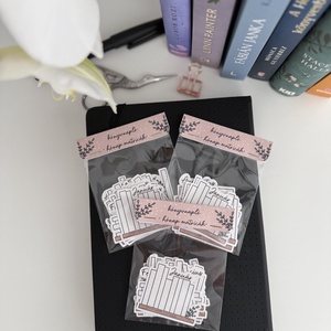 Könyvnapló - hónap matricák - otthon & életmód - papír, írószer - matrica, matrica csomag - Meska.hu