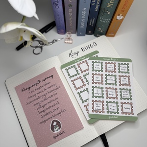 Könyvnapló - csomag  - otthon & életmód - papír, írószer - matrica, matrica csomag - Meska.hu