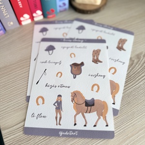 Lovas élmény - matricaív  - kellékek & szerszámok - dekorációs kellékek - matricaív - Meska.hu