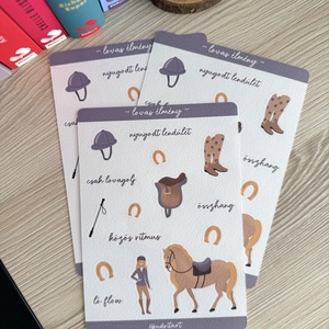 Lovas élmény - matricaív , Kellékek & szerszámok, Dekorációs kellékek, Matricaív, Fotó, grafika, rajz, illusztráció, MESKA