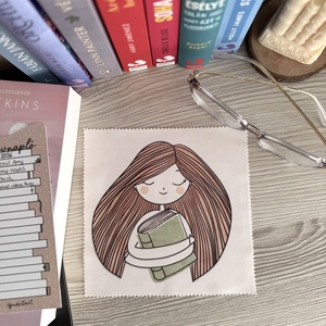 Könyvnapló - szemüvegtörlő kendő , Táska & Tok, Pénztárca & Más tok, Szemüvegtok, Fotó, grafika, rajz, illusztráció, MESKA