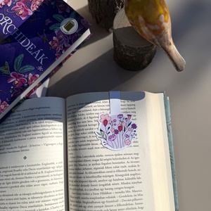 Virágzó tavasz - mágneses könyvjelző  - könyv & zene - könyvjelző - Meska.hu