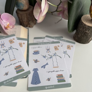 Bridgerton hangulat - papír matricaív - otthon & életmód - papír, írószer - matrica, matrica csomag - Meska.hu