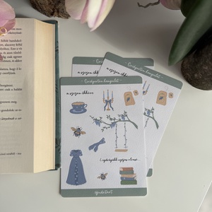 Bridgerton hangulat - papír matricaív - otthon & életmód - papír, írószer - matrica, matrica csomag - Meska.hu