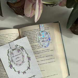 Bridgerton hangulat - mágneses könyvjelző  - könyv & zene - könyvjelző - Meska.hu