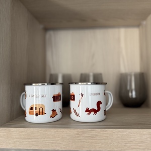 Kalandok a természetben - fém bögre  - otthon & életmód - konyhafelszerelés, tálalás - tálalás - bögre & csésze - Meska.hu