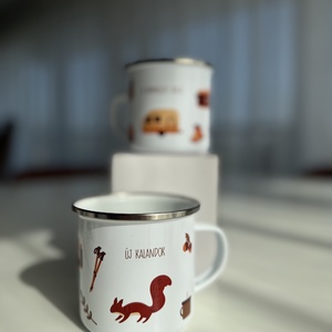 Kalandok a természetben - fém bögre  - Meska.hu