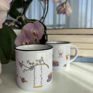 Bridgerton hangulat - kerámia bögre  - otthon & életmód - konyhafelszerelés, tálalás - tálalás - bögre & csésze - Meska.hu