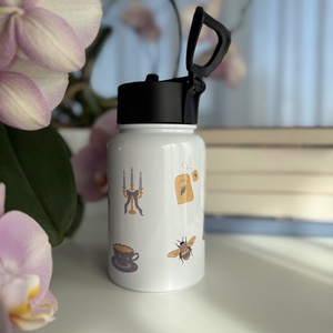 Bridgerton hangulat - rozsdamentes acél kulacs  - otthon & életmód - konyhafelszerelés, tálalás - italos kellékek - kulacsok - Meska.hu