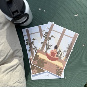 Jóga - A6 / A5 print  - Meska.hu