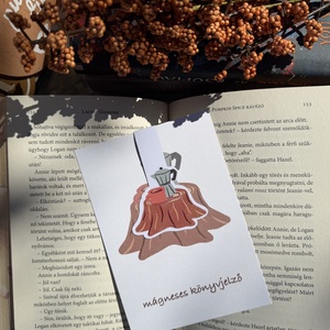 Erdei séta - kávé mágneses könyvjelző , Könyv & Zene, Könyvjelző, Fotó, grafika, rajz, illusztráció, MESKA