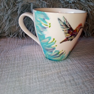 Kolibris csésze - Meska.hu