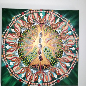 Életfa Mandala - Meska.hu Életfa Mandala - Meska.hu