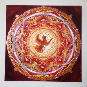 Főnix Mandala - Meska.hu Főnix Mandala - Meska.hu