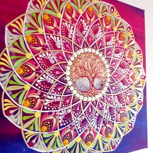 Életfa Mandala - Meska.hu Életfa Mandala - Meska.hu