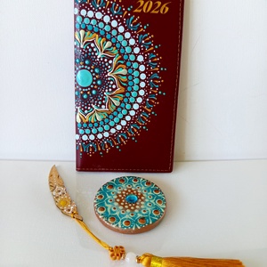 Mahagóni zsebnaptár  - otthon & életmód - papír, írószer - naptár & tervező - Meska.hu