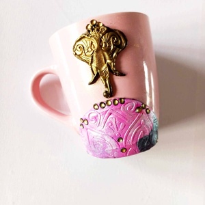 Arany elefánt bögrén - otthon & életmód - konyhafelszerelés, tálalás - tálalás - bögre & csésze - Meska.hu