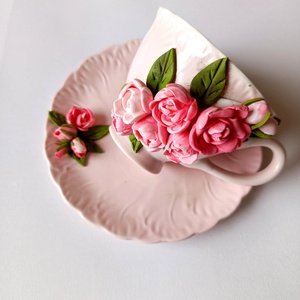 Romantikus elegancia - otthon & életmód - konyhafelszerelés, tálalás - tálalás - bögre & csésze - Meska.hu