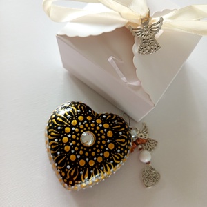 Dekor szívecske Dobozban  - kellékek & szerszámok - dekorációs kellékek - toboz - Meska.hu