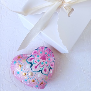 Dekor szívecske Dobozban  - kellékek & szerszámok - dekorációs kellékek - toboz - Meska.hu