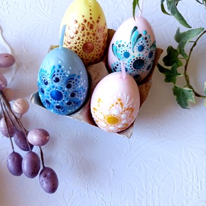 Mandala gyertya tojás  - kellékek & szerszámok - dekorációs kellékek - dekorációs gyertya - Meska.hu