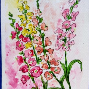 Tátika  - művészet - festmény - akvarell - Meska.hu