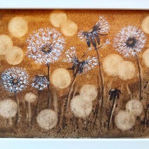 Pitypang akvarell - Meska.hu