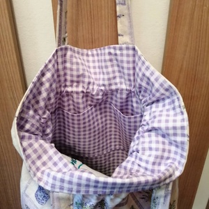 Levendulás bevásárló táska - táska & tok - bevásárlás & shopper táska - shopper, textiltáska, szatyor - Meska.hu