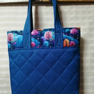 Téli mintás táska - táska & tok - kézitáska & válltáska - kézitáska - Meska.hu