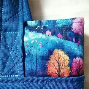 Téli mintás táska - táska & tok - kézitáska & válltáska - kézitáska - Meska.hu