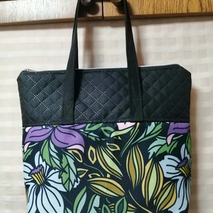 Nagy virágos  táska - táska & tok - kézitáska & válltáska - kézitáska - Meska.hu