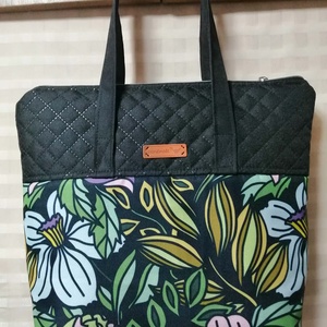 Nagy virágos  táska - Meska.hu