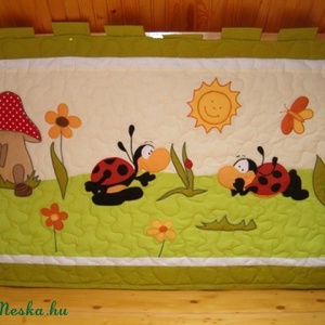 Katicás falvédő gyerekszobába - otthon & életmód - babaszoba, gyerekszoba - Meska.hu