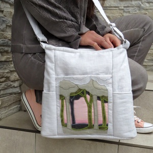 Len női táska, egyedi cross body, vállon átvethető válltáska, pantone  divatszín egyvelegből, nőknek, szülinapra - Meska.hu