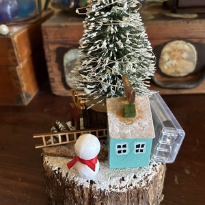 Karácsonyi asztaldísz - karácsony - adventi díszek - adventi asztaldísz - Meska.hu