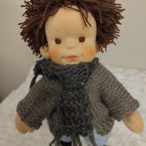 Természetes anyagokból készült baba  - játék & sport - baba & babaház - öltöztethető baba - Meska.hu