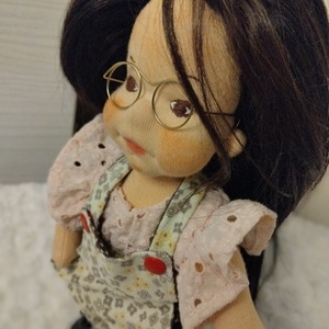 Természetes anyagokból készült baba  - játék & sport - baba & babaház - öltöztethető baba - Meska.hu