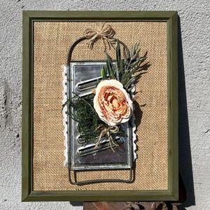 Vintage dekoráció , Esküvő, Dekoráció, Asztaldísz, Festett tárgyak, MESKA