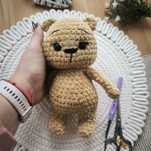 Horgolt maci - játék & sport - plüssállat & játékfigura - maci - Meska.hu