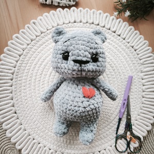 Horgolt maci  - játék & sport - plüssállat & játékfigura - maci - Meska.hu