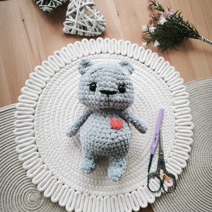 Horgolt maci  - Meska.hu