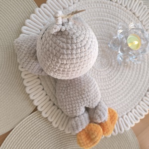 Horgolt kacsa nyunyóka - játék & sport - plüssállat & játékfigura - más figura - Meska.hu