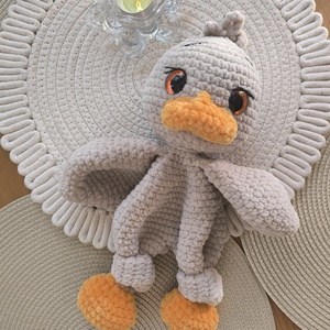 Horgolt kacsa nyunyóka - játék & sport - plüssállat & játékfigura - más figura - Meska.hu