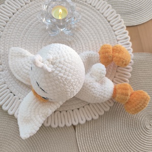 Horgolt kacsa nyunyóka - játék & sport - plüssállat & játékfigura - más figura - Meska.hu