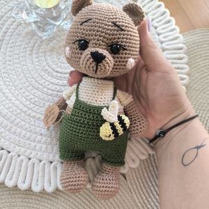 Horgolt mackó  - játék & sport - plüssállat & játékfigura - maci - Meska.hu