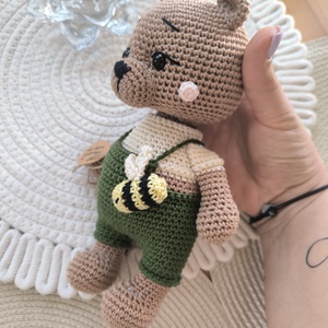 Horgolt mackó  - játék & sport - plüssállat & játékfigura - maci - Meska.hu